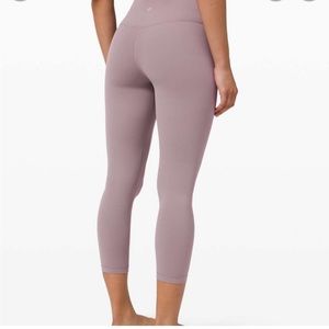 Lululemon Align mauve 25’’ leggings size 8